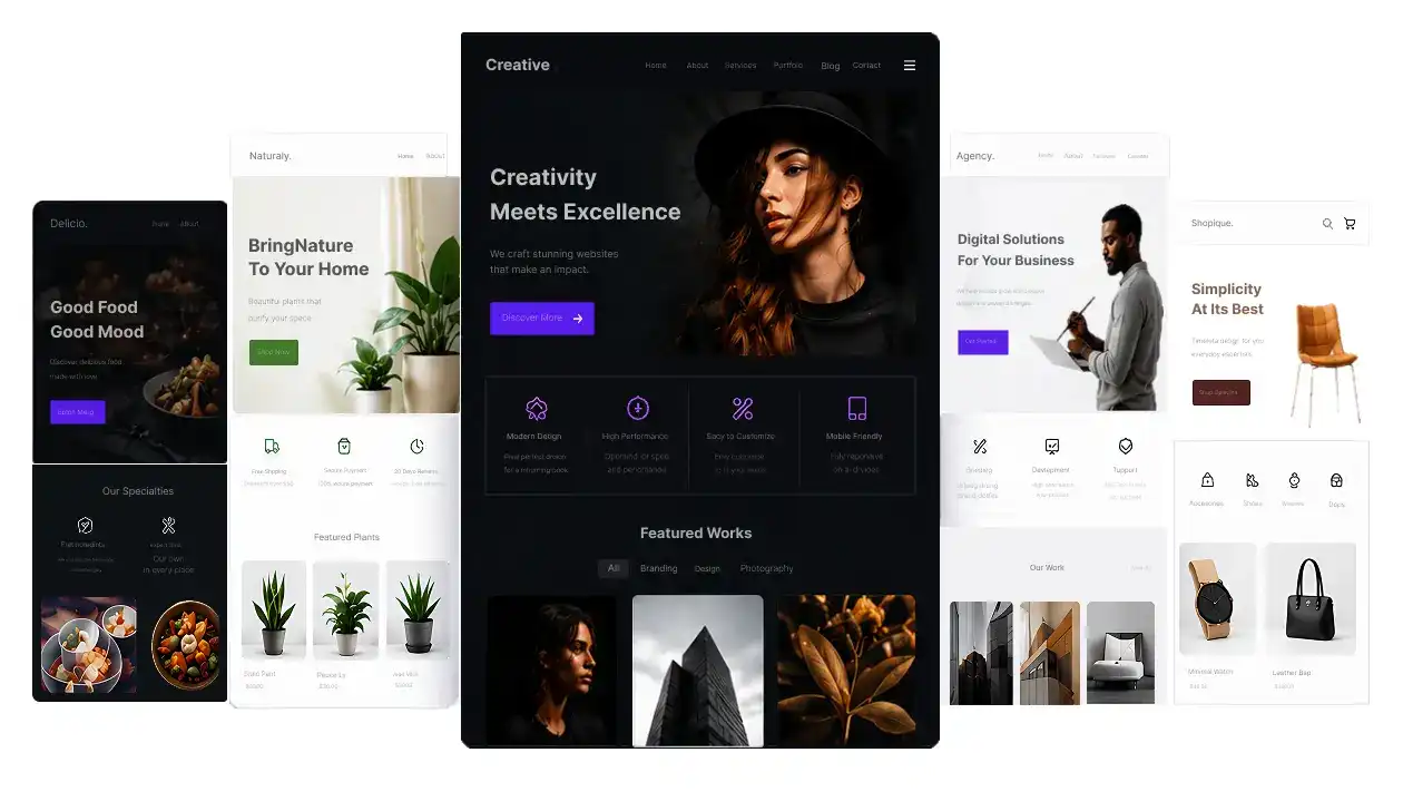 Custom WordPress themes designed to match your brand identity